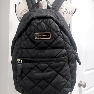 Marc Jacob’s quilted nylon mini backpack purse